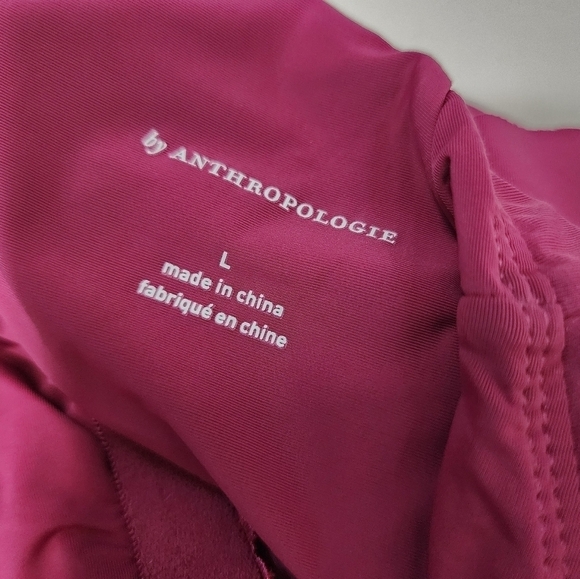 By Anthropologie Asymmetrical Flounce One Piece Swimsuit Ruffled Beach Pool - Picture 16 of 16